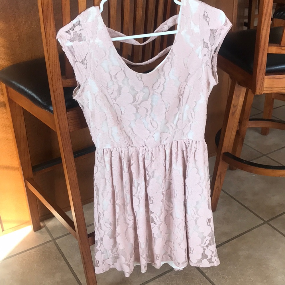 Floral lace dress